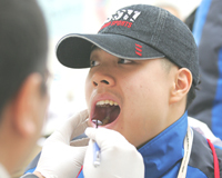 Special Olympics program providing free health screenings in vision, hearing, oral health, healthy lifestyles, general fitness, podiatry, and sports physicals.