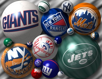 We love our Yankees, Mets, Giants, Jets, Knicks, Rangers, Islanders and Nets!