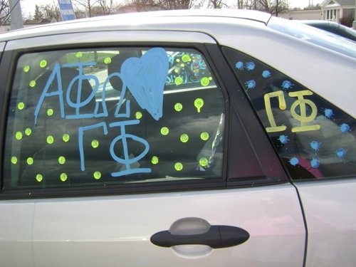 Alpha Phi Omega is the co-ed service fraternity here at WMU!