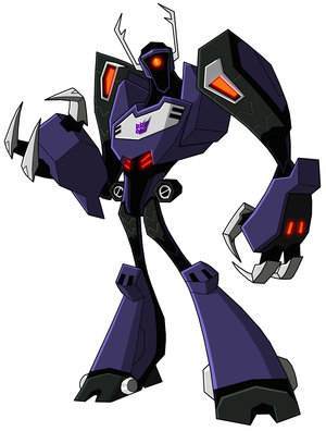 Im shockwave in Transformers animated and I serve lord megatron and I love slipstream