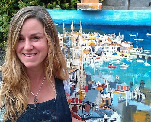 I'm an artist working in mixed media selling my work directly from my studio, from New Brewery Arts Cirencester, and St Agnes on the Isles of Scilly.