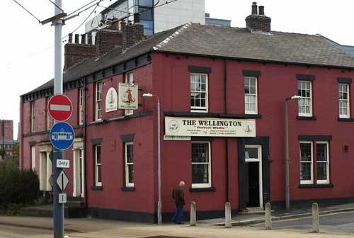 The Wellington a  traditional corner  pub sheffield, home of Little Ale Cart brewery