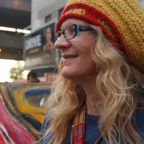 58 y.o disabled female human, designer, fine artist painter, writer, musician and environmentalist. I am Art. Be Art.