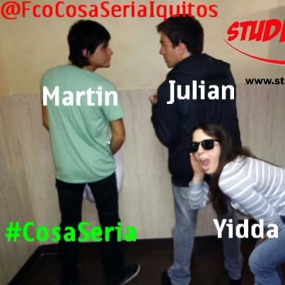 Club de fans en Iquitos del programa Radial COSASERIA. Conductores: @Yiddaeslavap @JulianZucchi y @Martinterrone. Correo: fcocosaseriaiquitos@hotmail.com