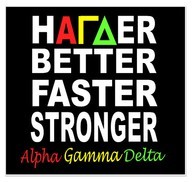 We are the Kappa Beta chapter of Alpha Gamma Delta at Missouri Western State University.