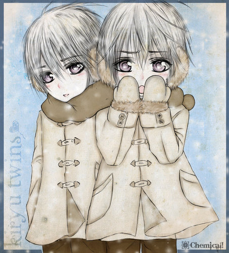 Zero: Hi I'm Zero Ichiru: and I'm Ichiru Both: and we're Twins Zero: Can you Ichiru: Tell us Both: Apart? #VKRP #KiryuTwins