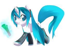 Hai! everyone pony my name is Hatsune Miku. I am a singing pony and i love making new friends! ((#mylittletwitter RP))