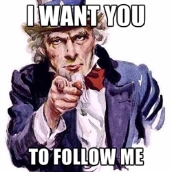 Follow me and i will follow you. HELP ME GET TO MY GOAL PLZ.