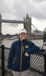 Jenny Simon-O'Neill, Director of Olympic Sports Operations at Cal, tweets about the Golden Bears at the 2012 London Olympics.