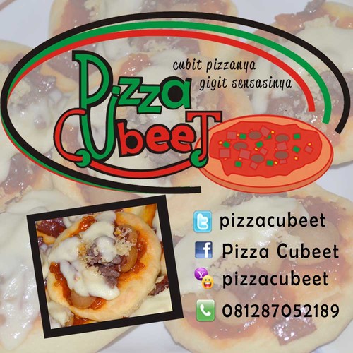 Pizza Cubeet adalah pizza berukuran mini.  Pizza dengan bahan-bahan berkualitas dan harga sangat amat terjangkau. jangan BELI kalau tidak mau ketagihan !!