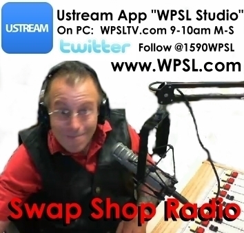 Buy, Sell and Trade On the Air!  WPSL Radio Swap Shop hosted by Clif Desmond, mon-sat 9-10am http://t.co/tVsS6WqCAQ