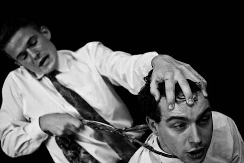 Theatre formed from the ranks of unemployed sandwich artists and boot-floggers we completely enjoy the art of humiliating each other.