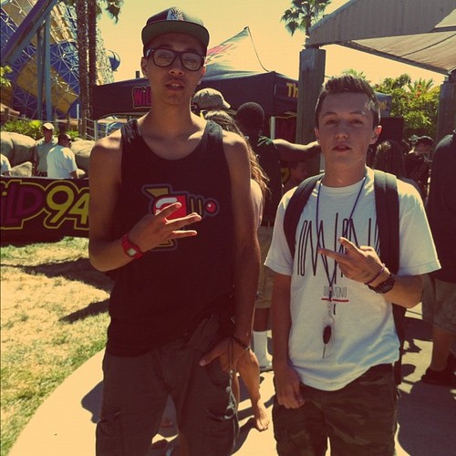 #TeamKalinandMyles Here to support two amazing talented boys. @KalinWhite @YourBoyMyles #ChasingDreams http://t.co/5rGtsyDwiC