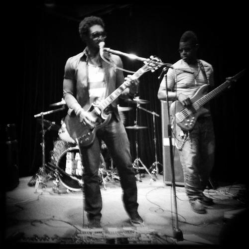Looking break the color barrier. All barriers that stop progress. Also to Rock out!!
