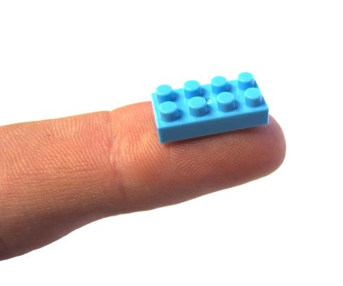 The smaller the blocks, the better the detail.