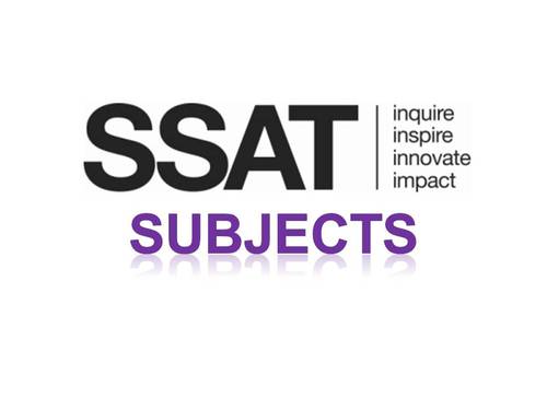 The SSAT's Subject offer including support, networking, conferences and more