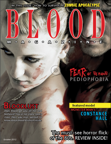 Blood Magazine was created by horror fans for horror fans. Packed with creepy photos, short stories, beautiful models, movie reviews, and more.