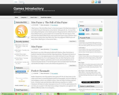 Games news, reviews, information, cheat codes and much more for all game lovers.