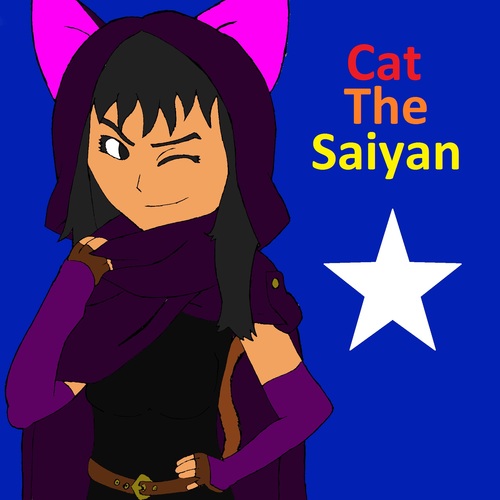 People call me Cat. I'm part Saiyan, and I was raised on Earth. I'm pretty strong too. ((#OC)) #SSJ
