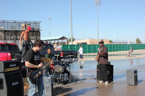 SoCal's premier alternative rock 'n roll band, Joe Bird and F&I_P (Country Mike [Drums], Isaac Orozco [Lead Guitar] and Lace [Bass]