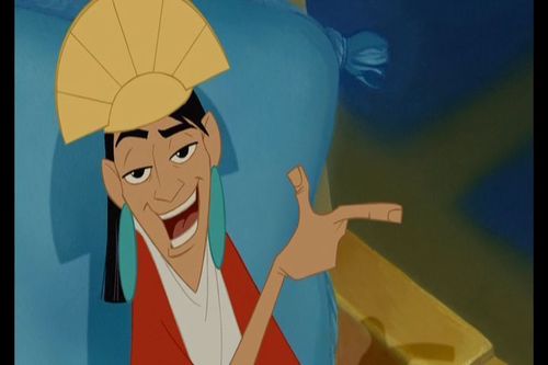 It's Emperor Kuzco coming at you live from the palace!
