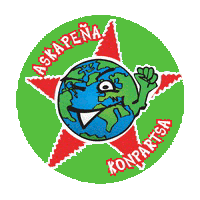 ASKAkonpartsa's profile picture. 1991. urtetik konpartsa internazionalista Bilbon. Aste Nagusian karpa gunean kokatzen gara Arriagan. Dantzatzen eta abesten duen herria ez da inoiz hilko!