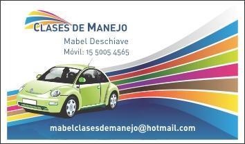 CLASES DE MANEJO CEL 15 5005-4565