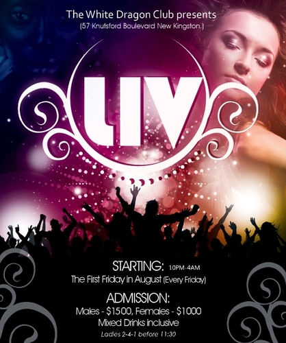 WhiteDragonClub's profile picture. The finest representation of Kingston nightlife!
@ 57 Knutsford Boulevard, New Kingston. (Above Pizza Hut)