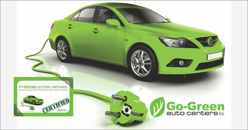 Go-Green Auto Centers' network of eco-friendly shops are trained and certified in hybrid/electric vehicle repair, service and maintenance.