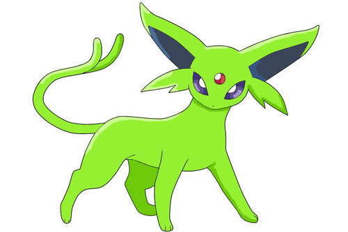 im a Shiny male Espeon and @Koji_Trainer is my Trainer i know psychic, future sight, confusion, and swift.