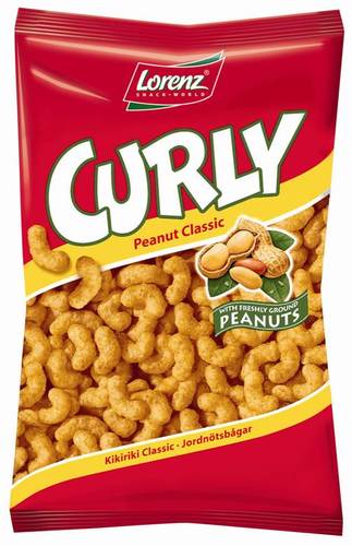 CurlySnack's profile picture. Curly's are a peanut snack imported from Germany by a local Vancouver company called JJ Sage. We hope to share this little taste of Europe with you!