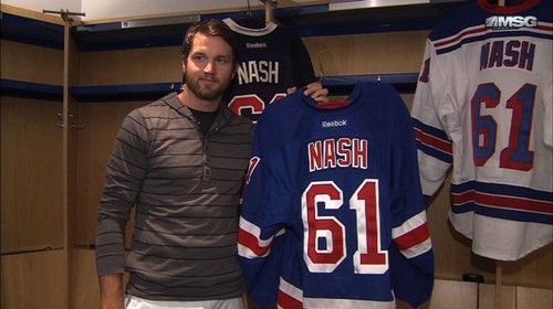 captainnash61's profile picture. # 61 of the New York Rangers