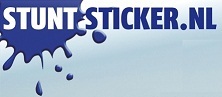 Alleen bij ons Stickers tegen Stunt prijzen! Goedkoop, Kwalitatief, Snel en Professioneel. DTP en productie in eigen beheer.