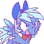 I'M THE STRONGEST PONY. Ice-manipulating pegasus. Genius. The best. ⑨? ((#touhoers))