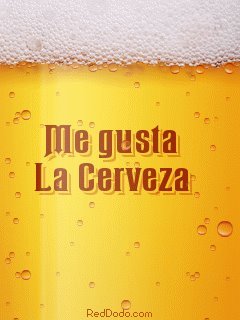 - ¿Algo va mal? Cerveza
- ¿Algo que celebrar? Cerveza
- ¿Nada que hacer? Cerveza