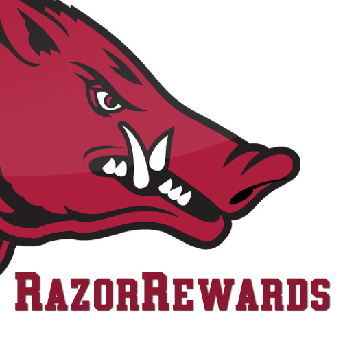 Follow us to keep up to date on all things Razor Rewards - including all RSO and Razorback Athletics events that will earn you points for great prizes!