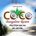 Coco Bungalow Resort on Koh Rong Island and BBQ at Cocos Events.