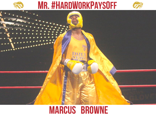 MrHWPO's profile picture. Join our SALUTE to 2012 Olympic Boxer Marcus Browne, 'Mr. #HardWorkPaysOff' in his mission to bring the GOLD back to Staten Island!