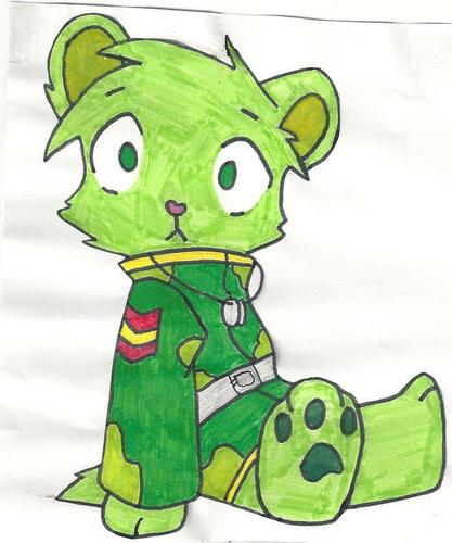 Flippy_Bear's profile picture. Flippy is light green character from the animated series Happy Tree Friends. He is a veteran of war