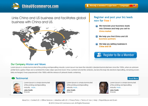 http://t.co/5lnRNCmB3D - Links China and US business and facilitates global business with China and US