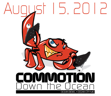 The Commotion Down The Ocean is a skate event benefitting The Ocean Bowl and Grind For Life brought to you by Ocean City, OC Rec. Parks, Ocean Bowl & Dew Tour.