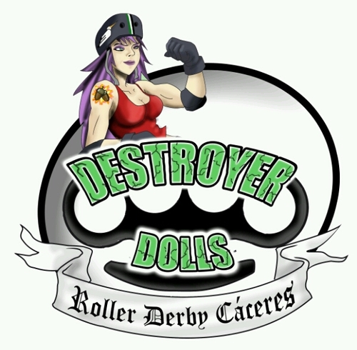 Equipo femenino de Roller Derby de Cáceres. Primer equipo de roller derby en Extremadura.