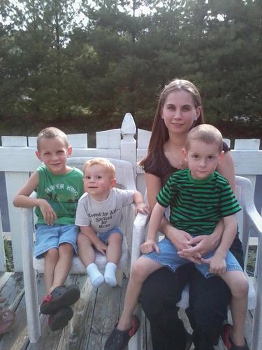Im 28 years old. I have been married to my husband Nick for 8 1/2 years, we have 3 boys together. Dominick is 7, Ryan is 5 and Trevor is 3 years old.