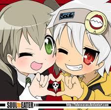 I am TOTALLY in love with this show called Soul Eater, beware my SoMa feels