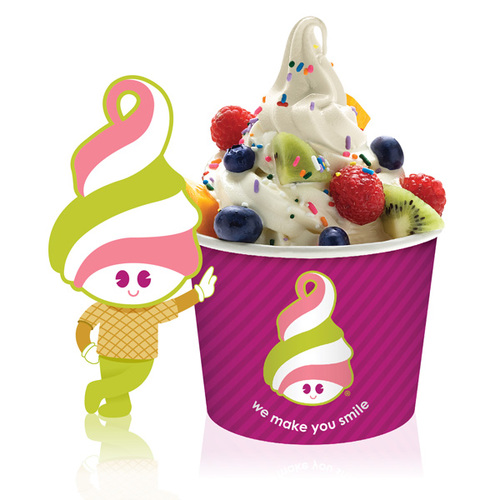 Menchie's Frozen Yogurt offers over 100 rotating flavours of fat-free frozen yogurt. Over 50 toppings to chose from. Self serve and pay by the weight.