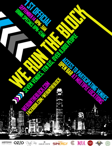 #WeRunTheBlock
Our goal is to unify Block parties at different corridors in #DMV #DC for 1 CRAZY, WILD night. #Openbar #VIPaccess #RockOutWithYourBlockOut