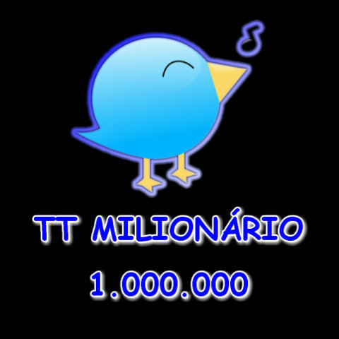 Seja Bem-Vindo: Nosso objetivo é de seguir 1.000.000 de contas, de ter 1.000.000 de seguidores, tweetar 1.000.000 de tweets, de ser listado 1.000.000 de vezes