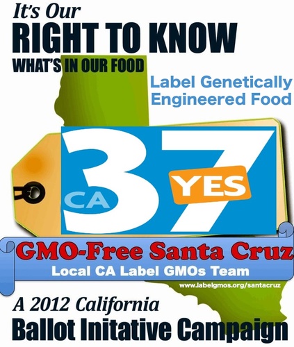 OUR MISSION: 
-Get GMO's Labeled in California by grassroots campaign http://t.co/VmuNAsYtrI
-Spread Awareness.
Share the knowledge. Volunteer. Donate.