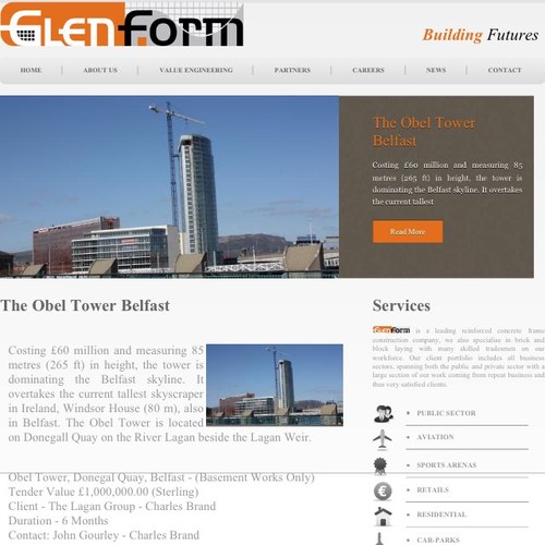 With a large portfolio from UK, Ireland and Canada Glenform specialises in concrete structures. Check out our website. Thanks