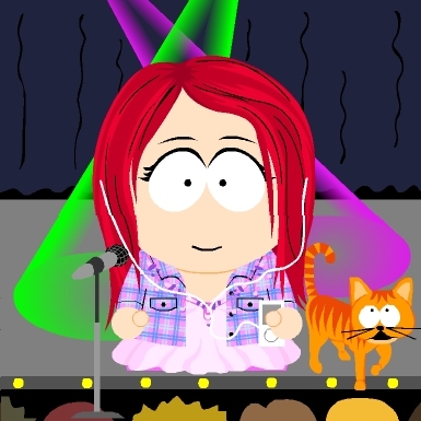 Hi ! Im Catt! I love to watch southpark and victorious :3 I love to sing and have a good time so pweez follow me!
